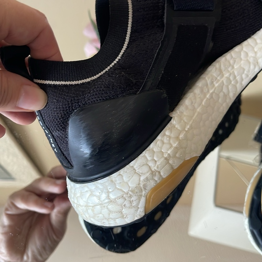Adidas Stella McCartney Black and White Athletic Shoes - Picture 4 of 9